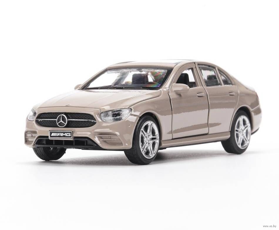 Машинка инерционная "Mercedes-Benz E-Класс AMG" (золотистая)