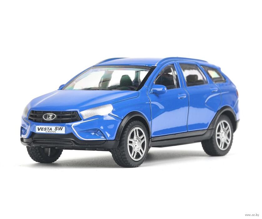Машинка инерционная "Lada Vesta SW Cross" (синий)