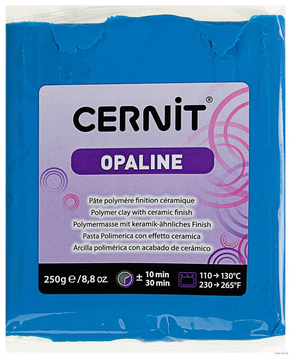 Глина полимерная "CERNIT Opaline" (первичный синий; 250 г)