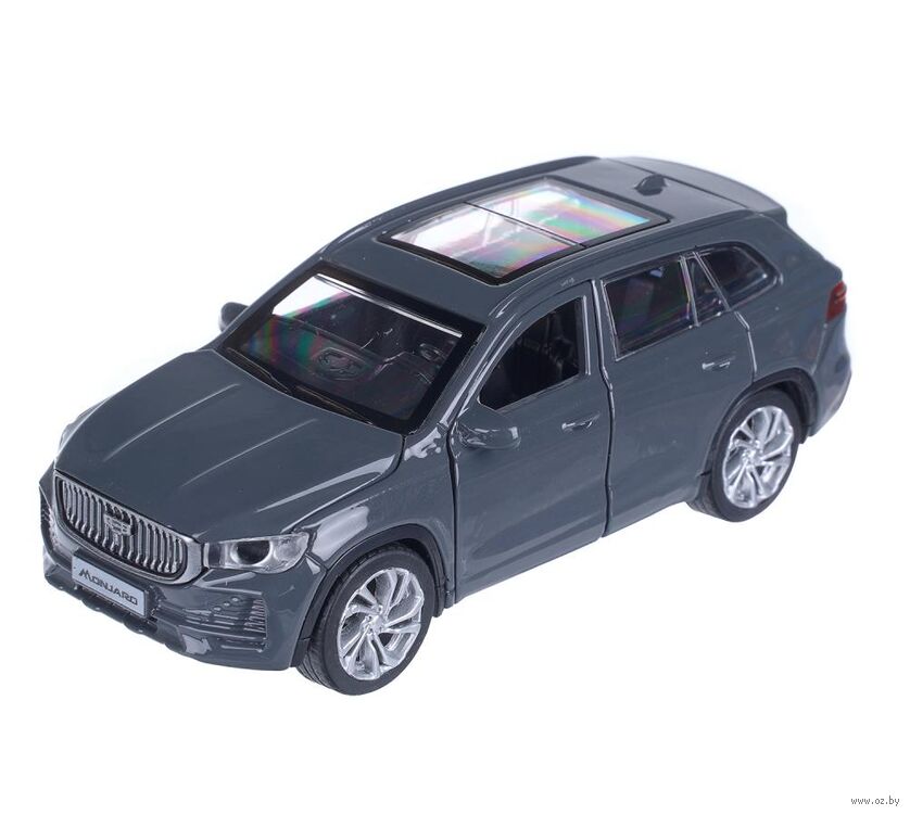 Машинка инерционная "Geely Monjaro" (темно-серый)