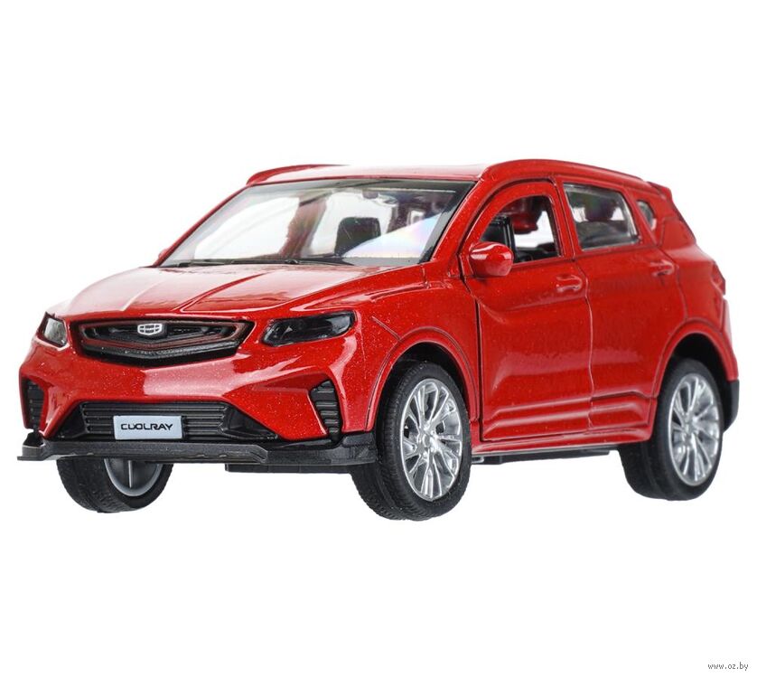 Машинка инерционная "Geely Coolray" (красный)