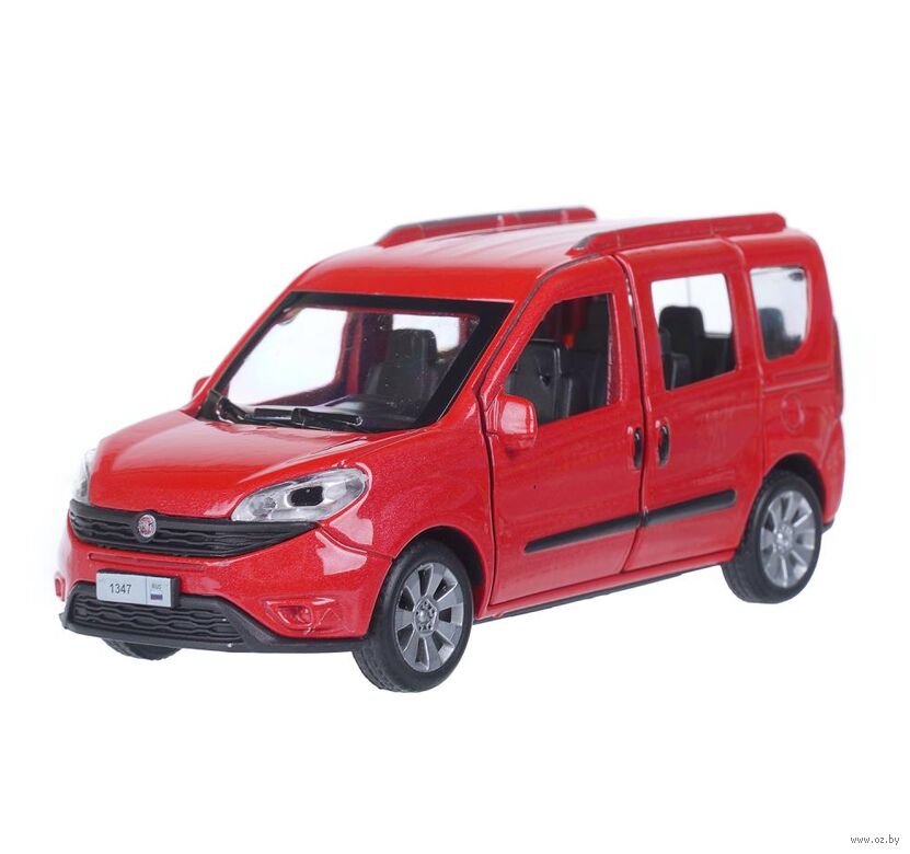Машинка инерционная "Fiat Doblo" (красный)