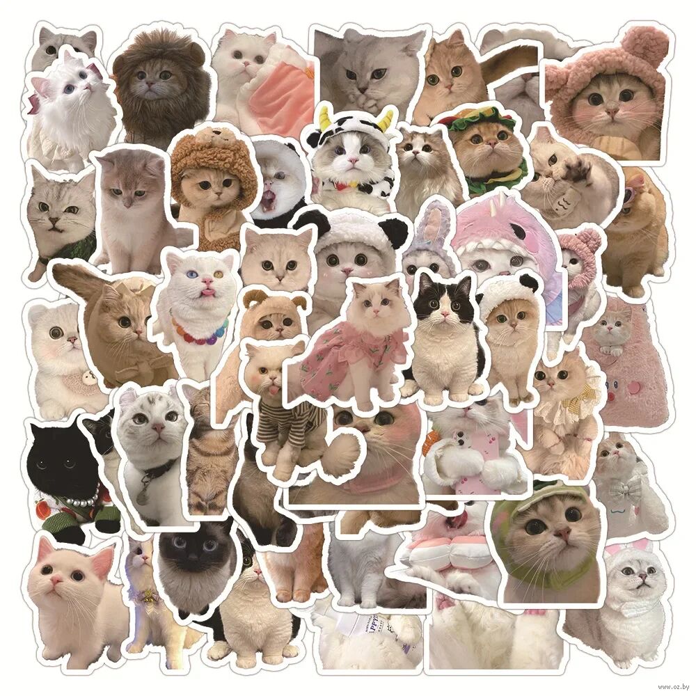 Набор наклеек "Коты"