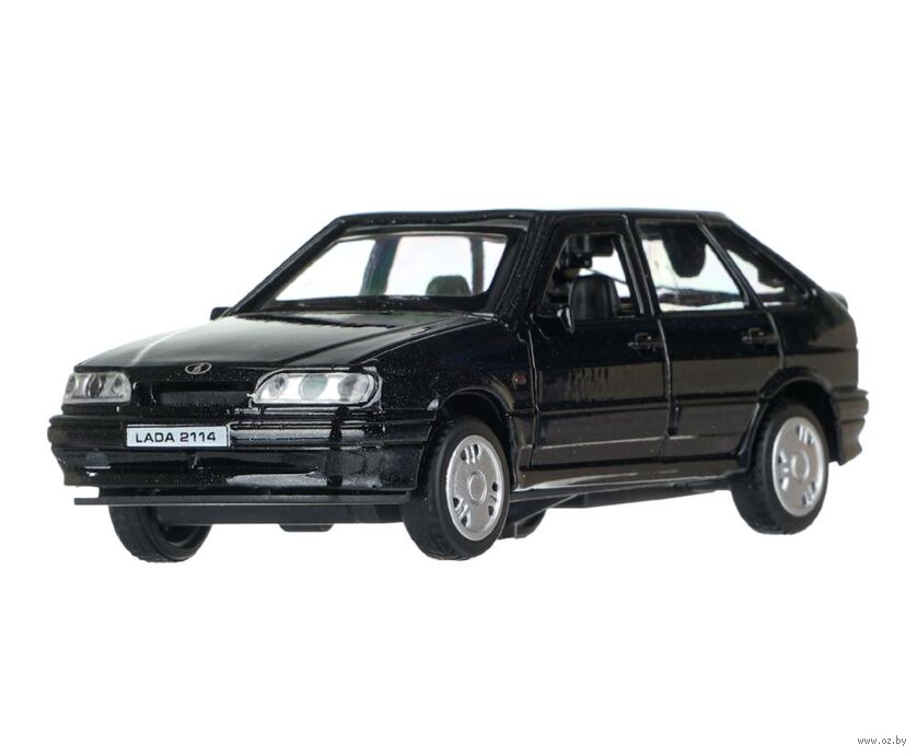 Машинка инерционная "Lada-2114 Samara" (черный)