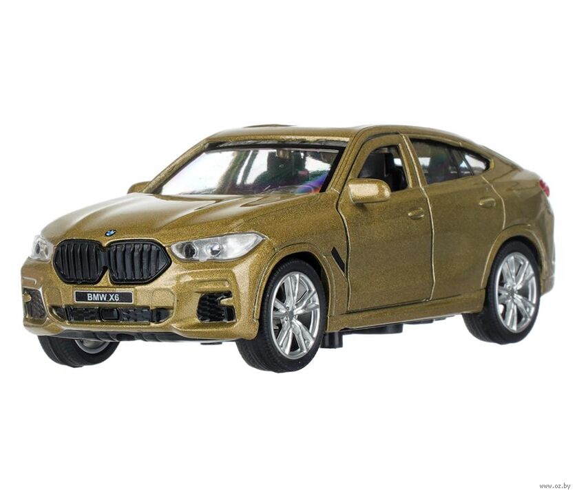 Машинка инерционная "BMW X6" (бежевый)
