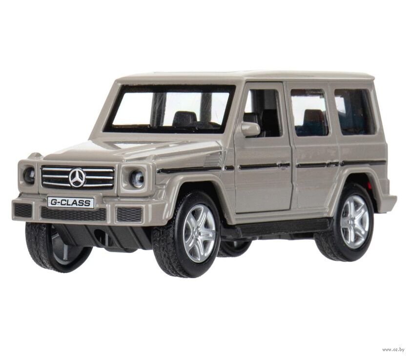 Машинка инерционная "Mercedes-Benz G-Class" (серебристый мохаве)