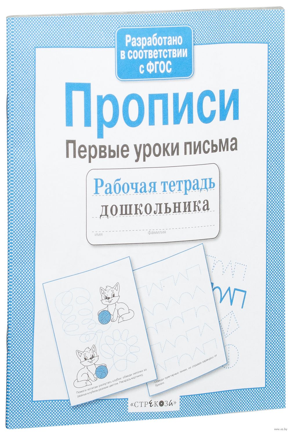Первые уроки письма. Прописи