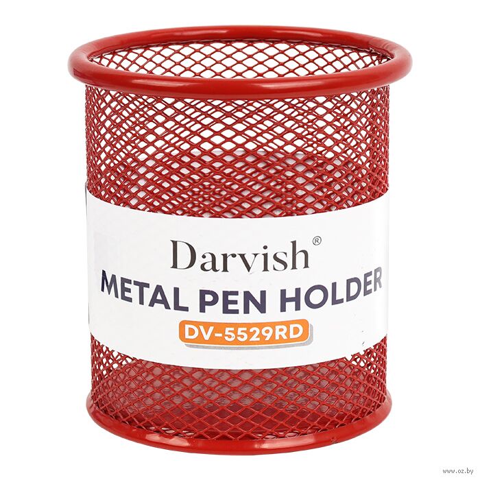 Стакан для канцелярских принадлежностей "Darvish" (красный)