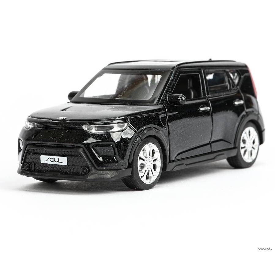 Машинка инерционная "Kia Soul" (черная)