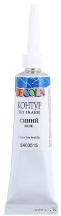 Контур по ткани "Decola" (синий, 18 мл)