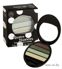 Тени для век "Quatre Nuances" (тон: 72, зеленый)