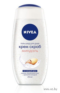 Гель-уход для душа "Крем скраб. Миндаль" (250 мл)