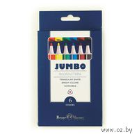 Набор фломастеров цветных "Jumbo" (6 цветов)