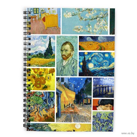 Скетчбук "Картины Ван Гога" (А5) — фото, картинка