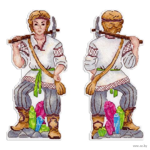 Набор для вышивания на пластиковой канве "Степан" (90х200 мм) — фото, картинка