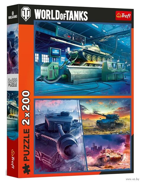 Пазл "World of Tanks. Миссия выполнима" (2х200 элементов) — фото, картинка