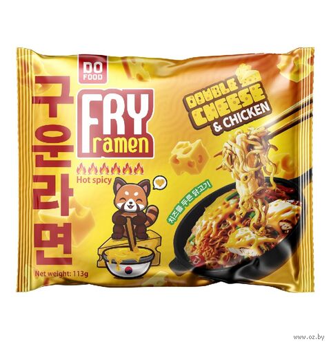 Лапша быстрого приготовления "Ramen Double Cheese with Chicken" (113 г) — фото, картинка