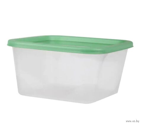 Контейнер для продуктов "Fusion" (1,1 л; серо-зелёный) — фото, картинка