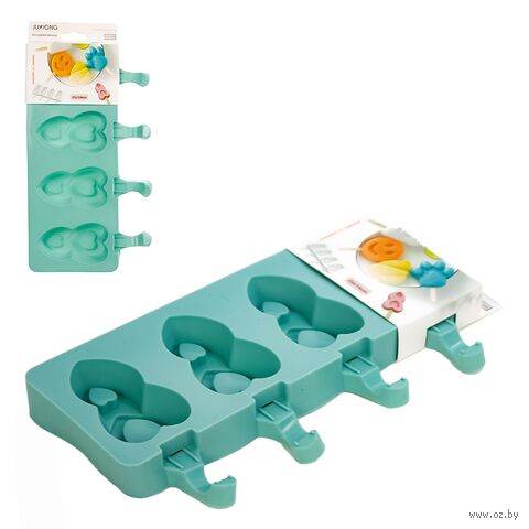 Форма для мороженого на 4 порции "Market Union" (25х14 см; зеленая) — фото, картинка