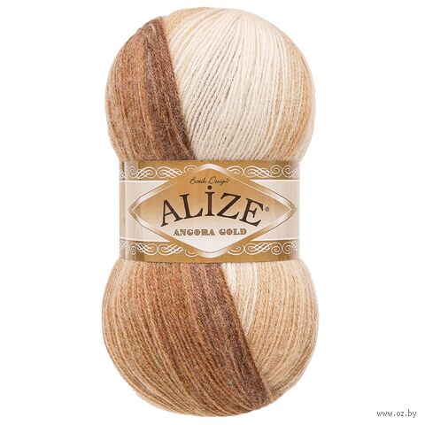Пряжа "Angora Gold Batik №6779" (100 г; 550 м; секционный) — фото, картинка