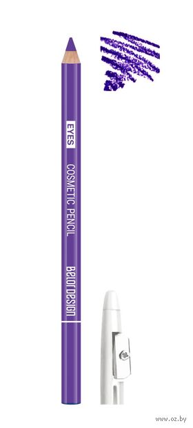 Карандаш для глаз "Belor Design" тон: 4, фиолетовый — фото, картинка