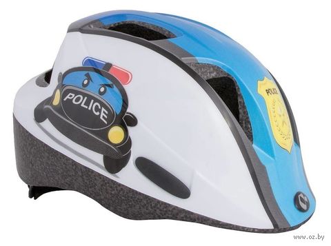 Шлем велосипедный "Qorm Police" (синий; р. 48-54) — фото, картинка