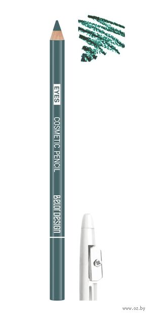 Карандаш для глаз "Belor Design" тон: 5, зелёный — фото, картинка