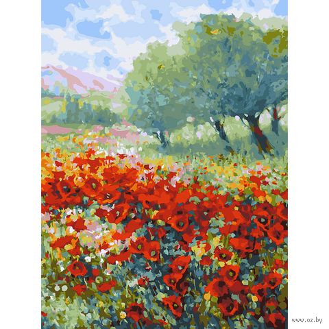 Картина по номерам "Весна в Провансе" (300х400 мм) — фото, картинка