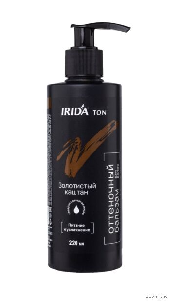 Оттеночный бальзам для волос "Irida Ton" тон: золотистый каштан — фото, картинка