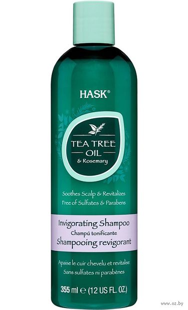 Шампунь для волос "Укрепляющий. С маслом чайного дерева и экстрактом розмарина" (355 мл) — фото, картинка
