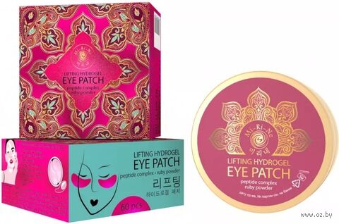 Патчи для кожи вокруг глаз "С комплексом пептидов и рубиновой пудрой" (60 шт.) — фото, картинка