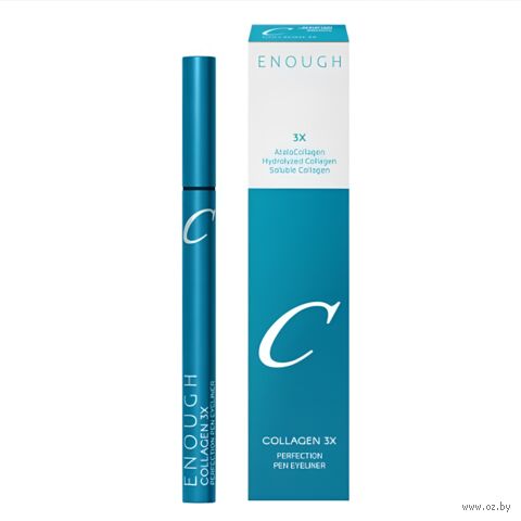 Подводка для глаз "Collagen 3X Perfection Pen Eyeliner" тон: 01, black — фото, картинка
