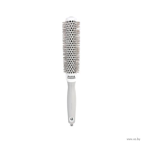 Термобрашинг для волос "Expert Blowout Speed Wavy Bristles. White & Grey" (2,5 см) — фото, картинка