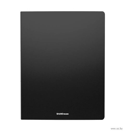 Папка на 2 кольцах "Matt Classic" (А4; 24 мм; чёрный) — фото, картинка