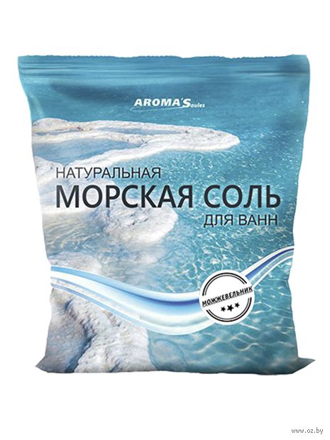 Соль для ванн "Морская. С экстрактом можжевельника" (1 кг) — фото, картинка