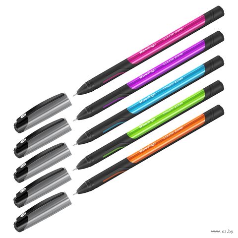 Ручка шариковая синяя "Color Zone stick" (0,7 мм) — фото, картинка