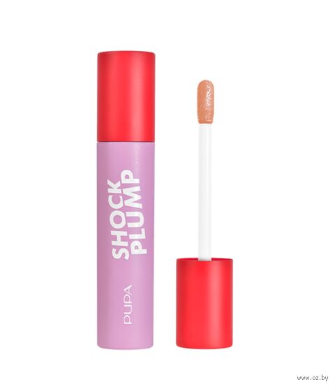 Блеск для губ "Shock Plump" тон: 003, scandal nude — фото, картинка