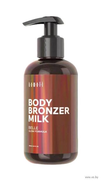Молочко-шиммер для тела "Belle. С эффектом загара" (200 мл; бронза) — фото, картинка