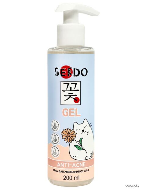 Гель для умывания от акне "Anti-acne сleansing gel" (200 мл) — фото, картинка