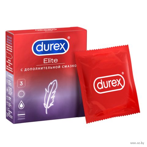 Презервативы "Durex. Elite" (3 шт.) — фото, картинка