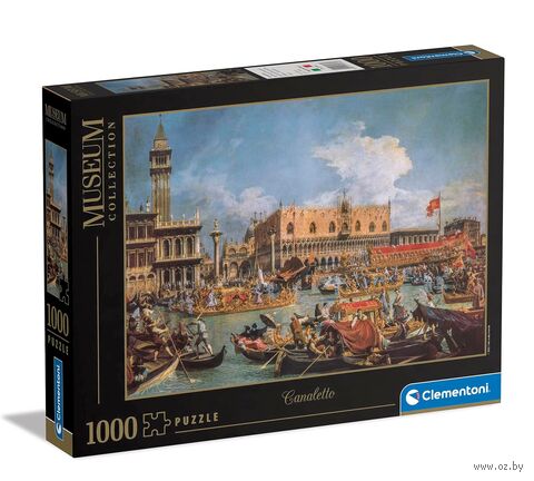 Пазл "Каналетто. Возвращение Бучинторо к молу у дворца Дожей" (1000 элементов) — фото, картинка