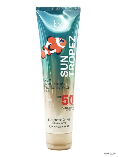 Крем солнцезащитный детский "Sun Tropez" SPF 50 (100 г) — фото, картинка