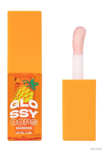 Масло для губ "Glossy oops" тон: 04, полупрозрачный бежевый — фото, картинка