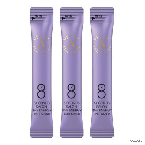 Маска для волос "8 Seconds Salon Time Energy Hair Mask Stick Pouch" (20 шт. х 8 мл) — фото, картинка