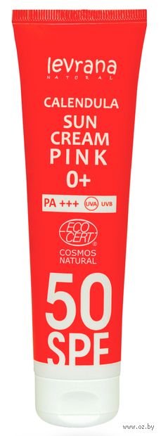 Солнцезащитный крем для лица и тела "Календула. Pink" SPF 50 (100 мл) — фото, картинка