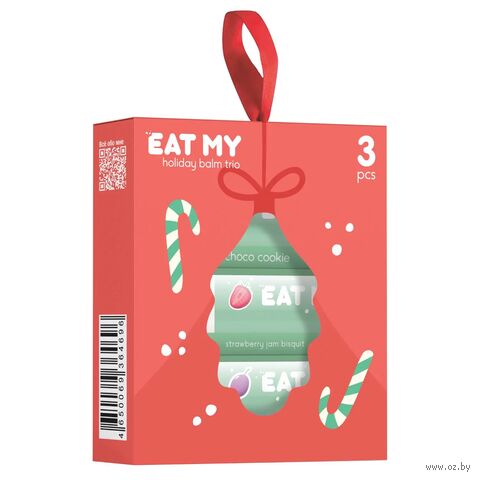 Набор бальзамов для губ "Домашний уют" (3 шт.) — фото, картинка