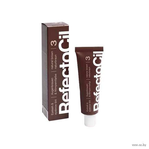 Краска для бровей и ресниц "RefectoCil" тон: 3, коричневый — фото, картинка
