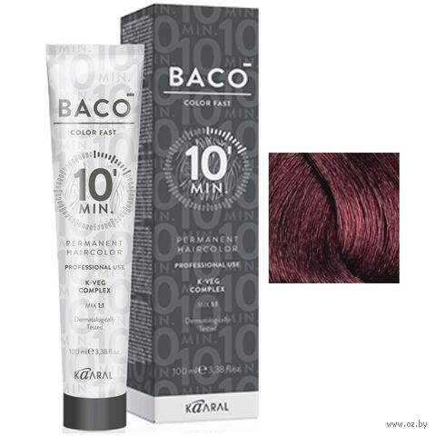 Краситель для волос "Перманентный" тон: 6.66 тёмный блондин интенсивный красный — фото, картинка