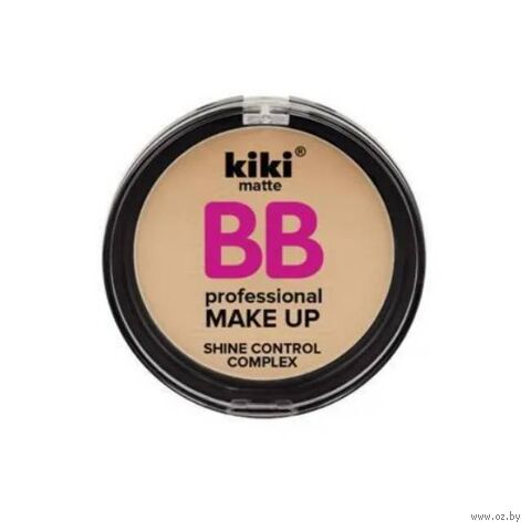Компактная пудра для лица "KIKI BB" тон: 13; натурально-розовый — фото, картинка