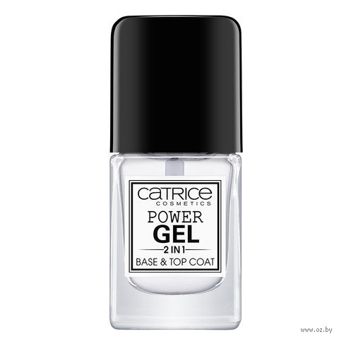 Верхнее покрытие для ногтей "2в1 Power Gel Base and Top Coat" тон: прозрачный — фото, картинка